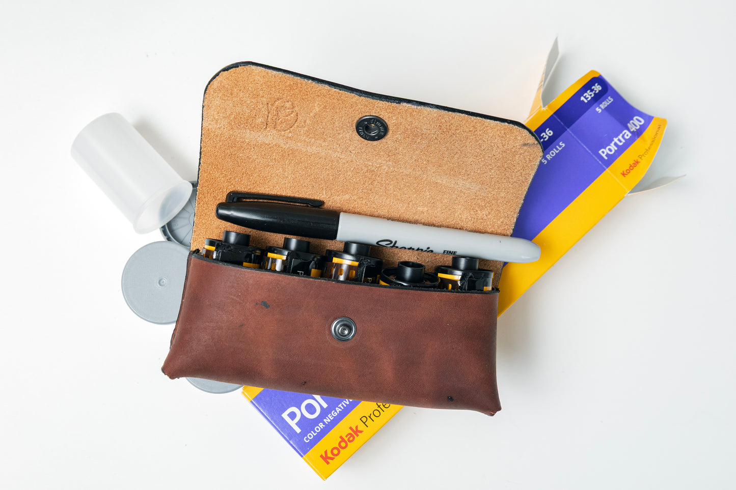 Leather Film Pouch/Carrier