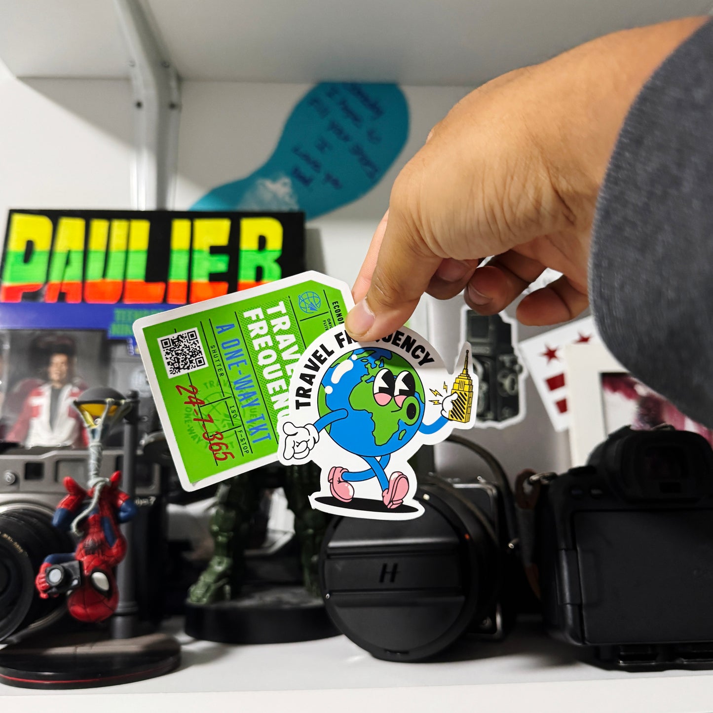 STICKER PACK — 'TRAVEL FREQUENCY: A ONE WAY TICKET'