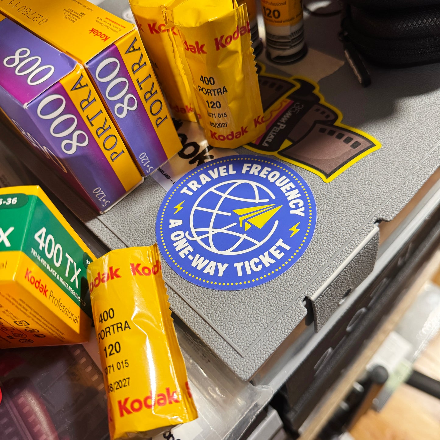 STICKER PACK — 'TRAVEL FREQUENCY: A ONE WAY TICKET'