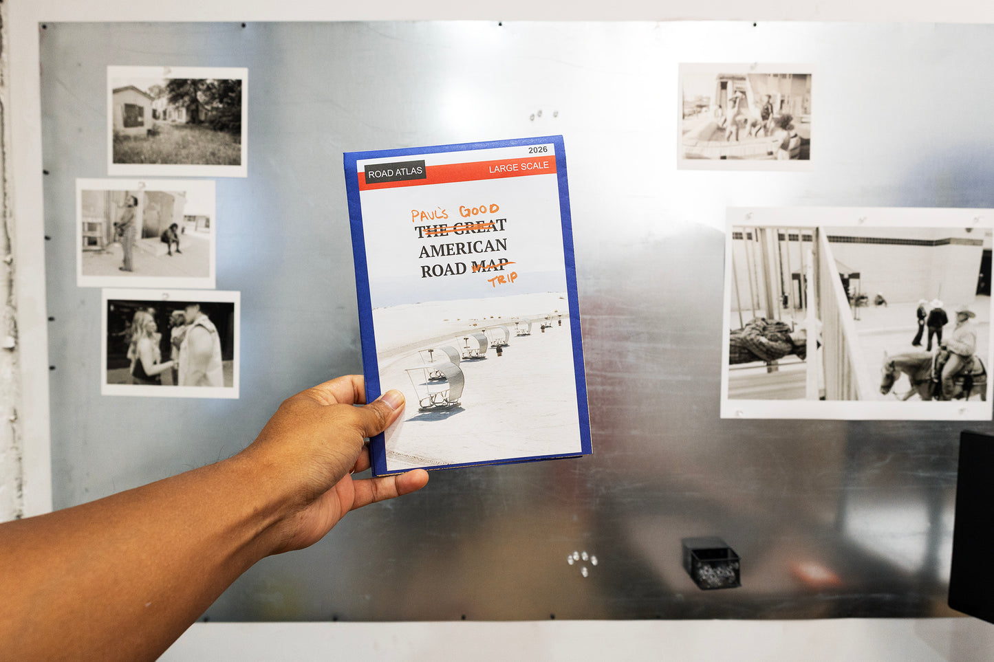 'Paul's Good American Road Trip' fold-out photography zine