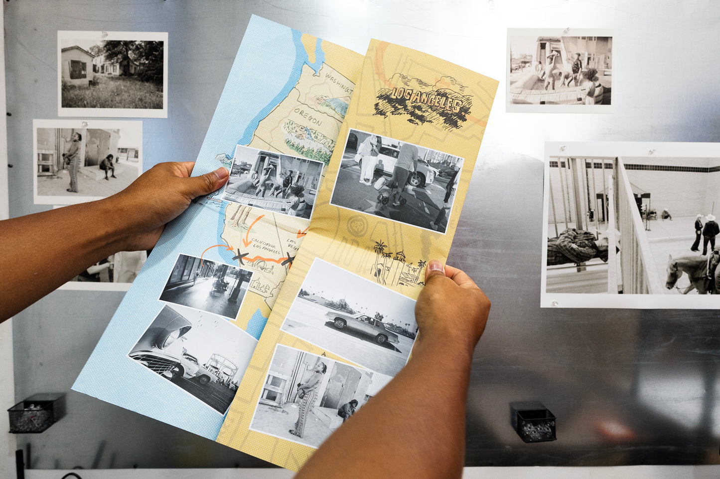 'Paul's Good American Road Trip' fold-out photography zine